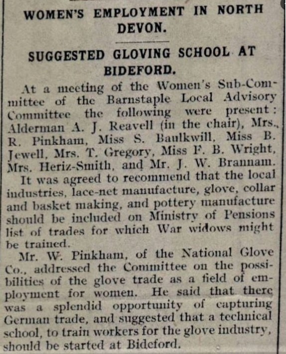1918 Newspaper article